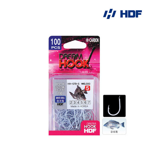 HDF 해동 드림훅 감성돔 백(白)크릴 [덕용] HH-579,돈키호테피싱