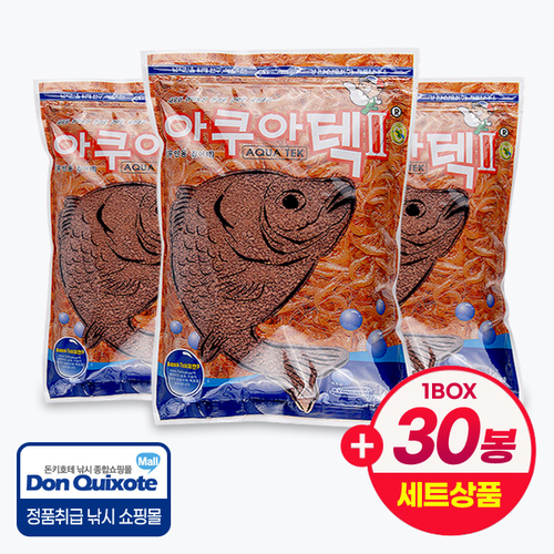 경원 아쿠아텍2 어분 집어제 민물떡밥 미끼(1BOX 30봉 세트),돈키호테피싱